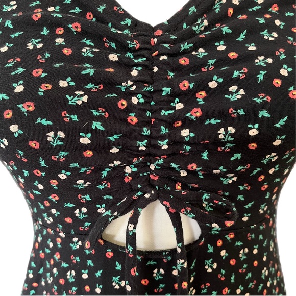 EUC Arizona Floral CUT OUT Midi Dress. Womens size Small - Picture 2 of 5